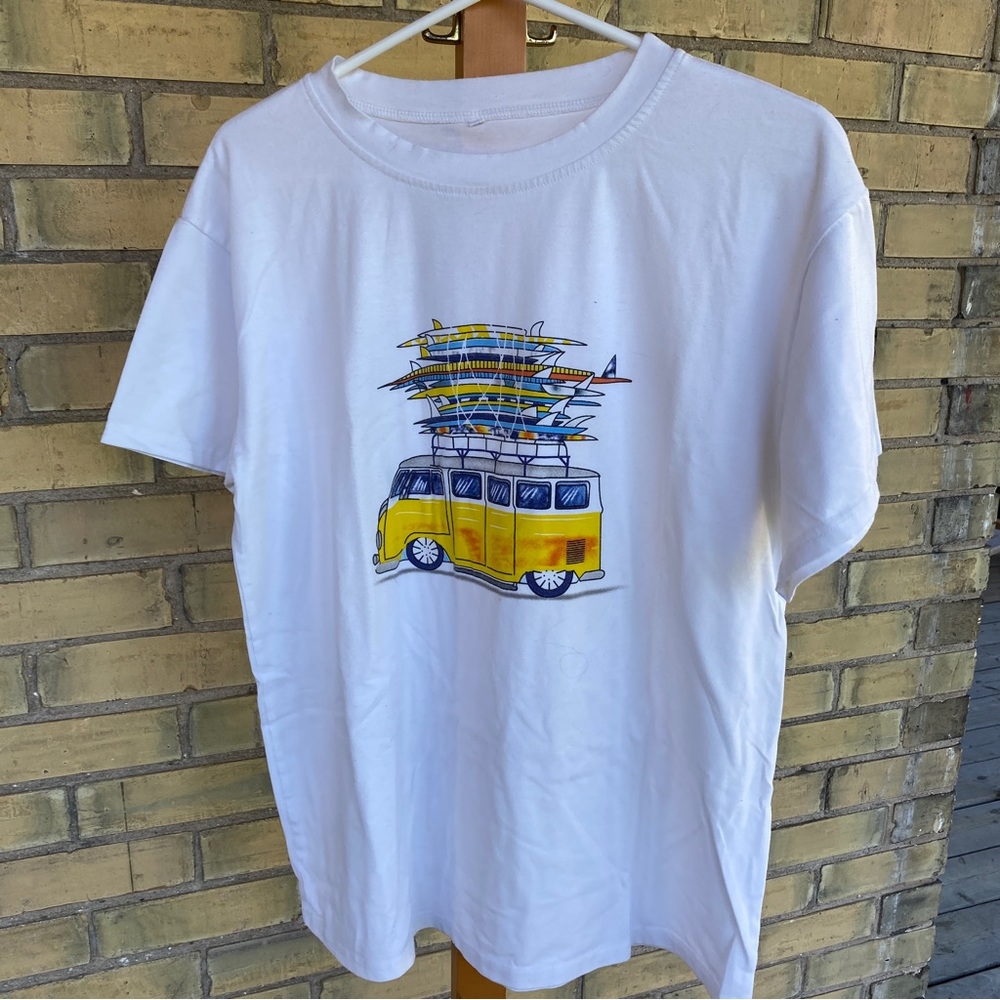 3/$25 || VW Bus/Surfboard Tee